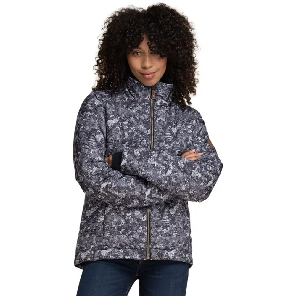 Sherpa Adventure Gear Norbu Puffer Jacket Black Monsoon‎ Grey Women's XS